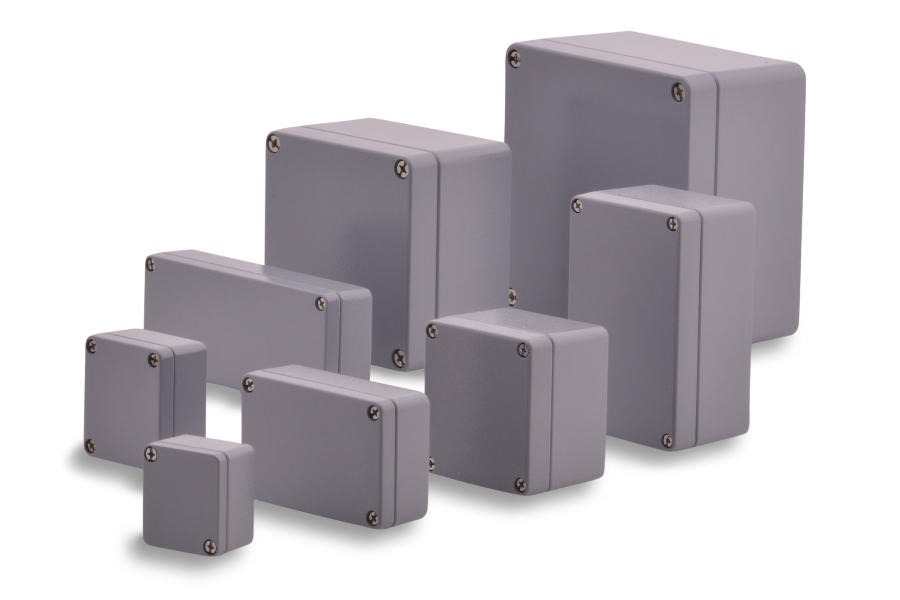 Aluminium housing in various sizes with high impact resistance